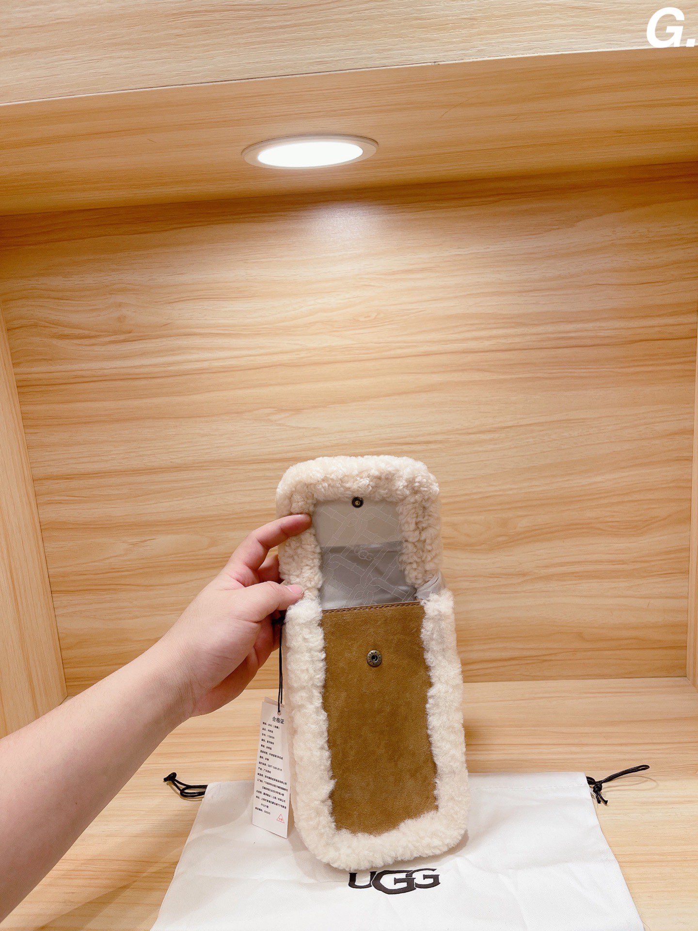“High-Quality Fairy Bag with Lamb Wool and Two-Skinned Cattle – 12×20 cm Dimensions” - 图片 8