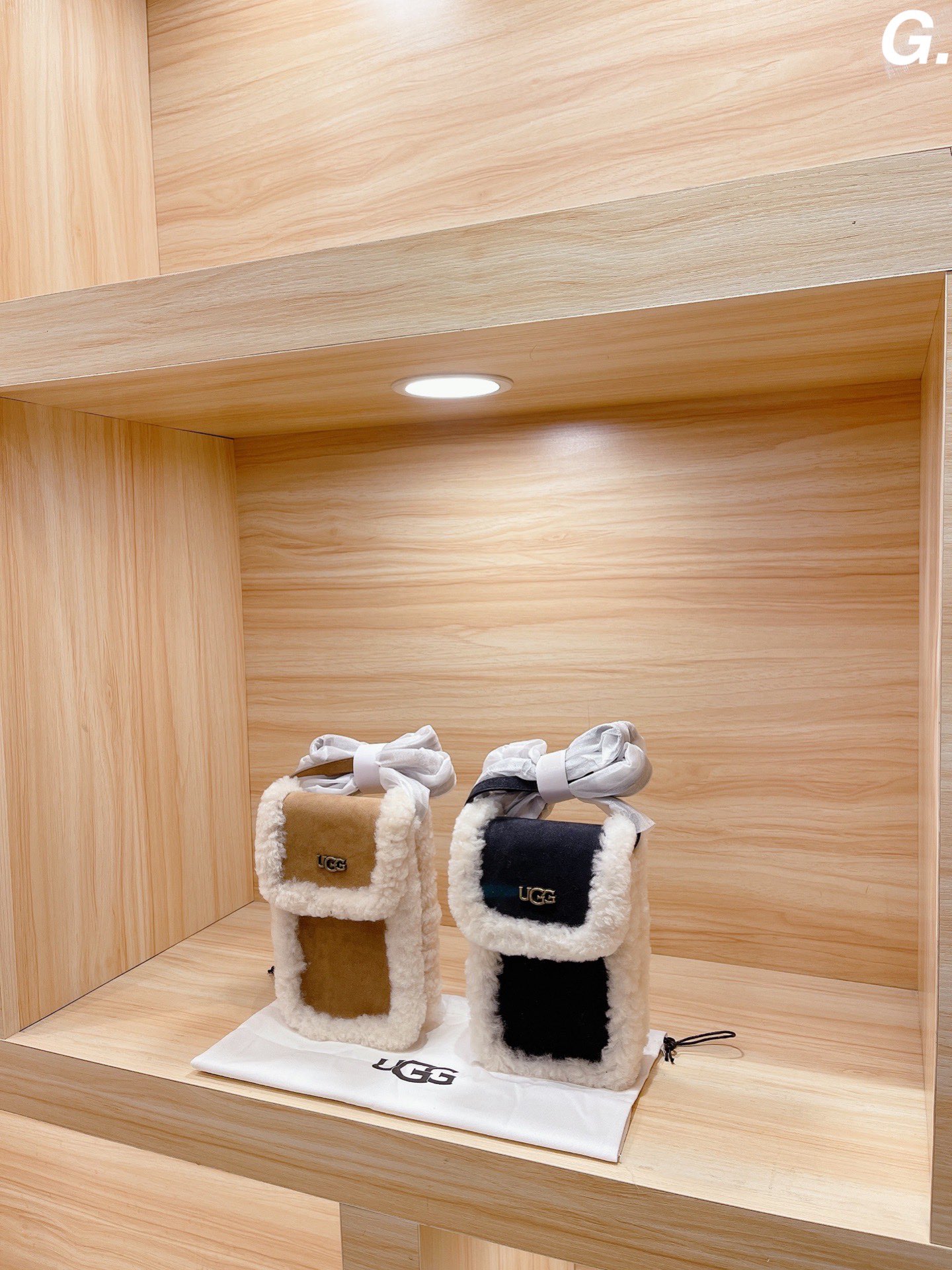 “High-Quality Fairy Bag with Lamb Wool and Two-Skinned Cattle – 12×20 cm Dimensions” - 图片 2