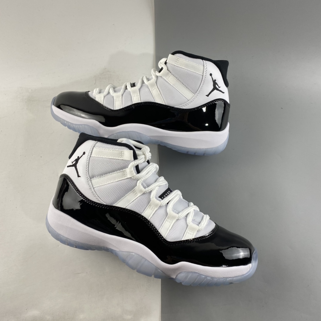 P350  Air Jordan 11Concord aj11 康扣黑白篮球鞋378037-100