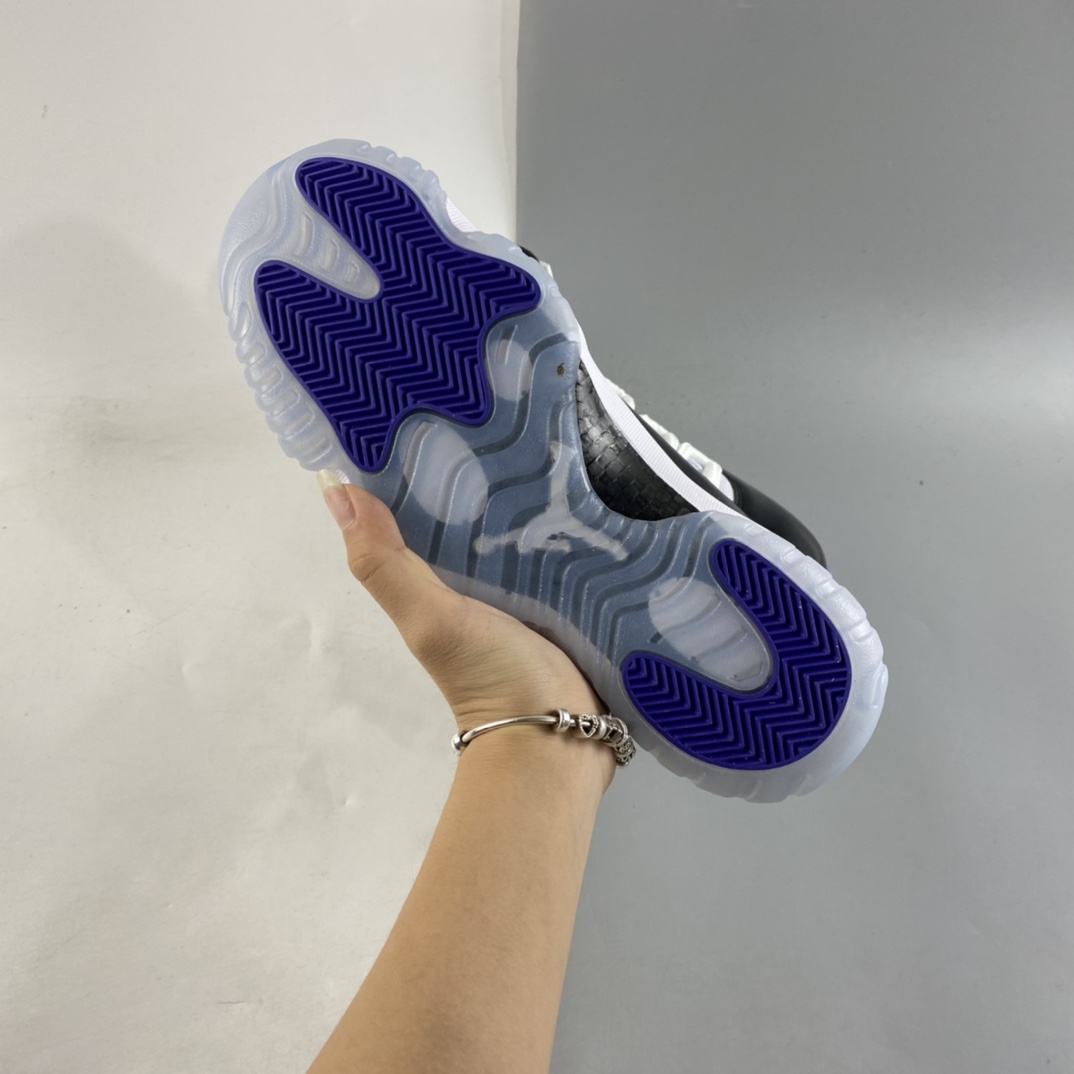 P350  Air Jordan 11Concord aj11 康扣黑白篮球鞋378037-100