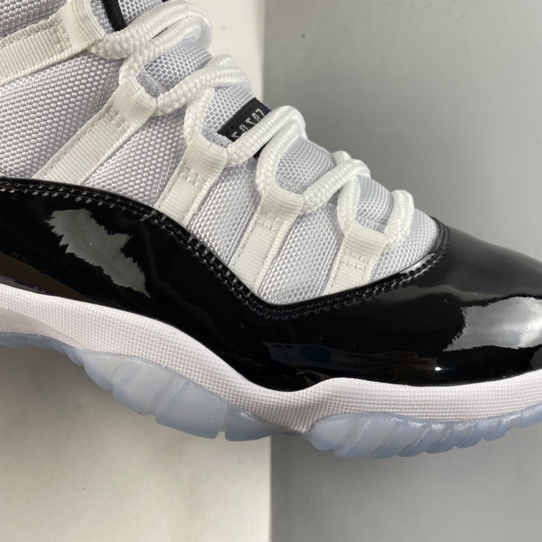 P350  Air Jordan 11Concord aj11 康扣黑白篮球鞋378037-100