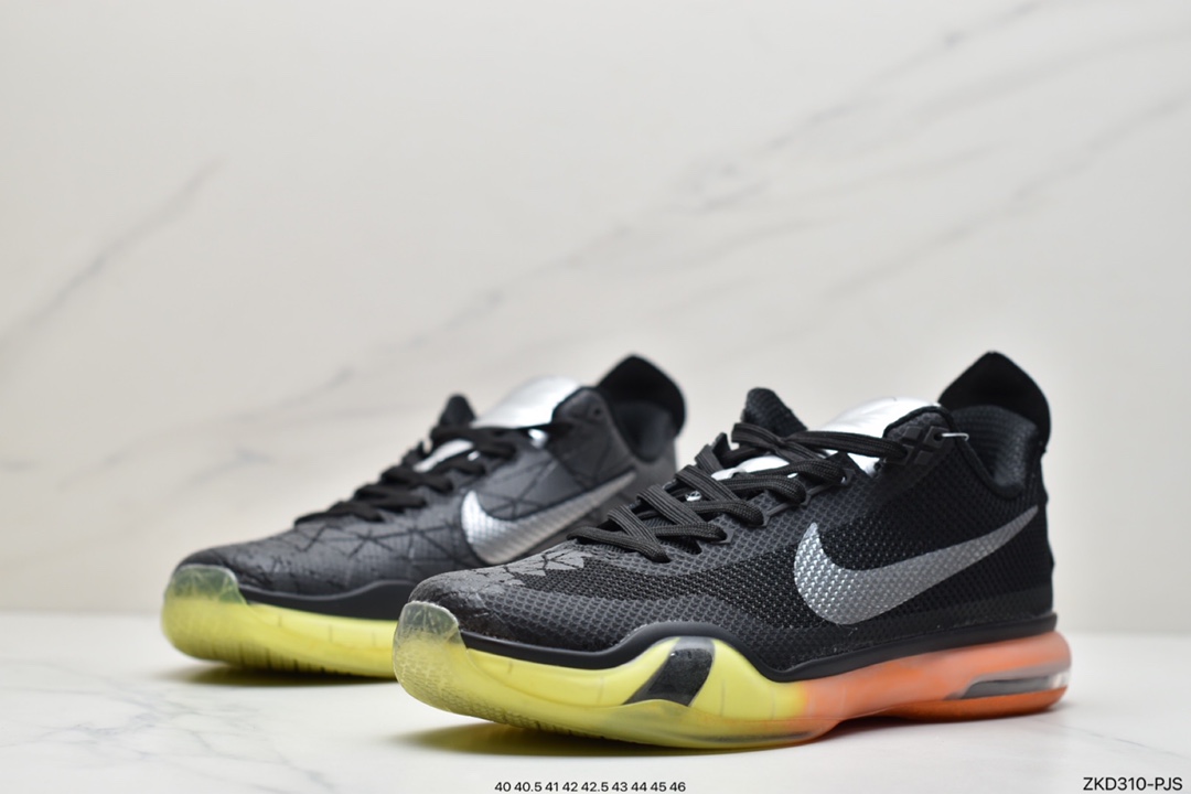 270 耐克Nike ZOOM Kobe 10 EP”AS All Star”ZK10科比十代低帮运动篮球鞋“全明星黑黄绿”742546-097