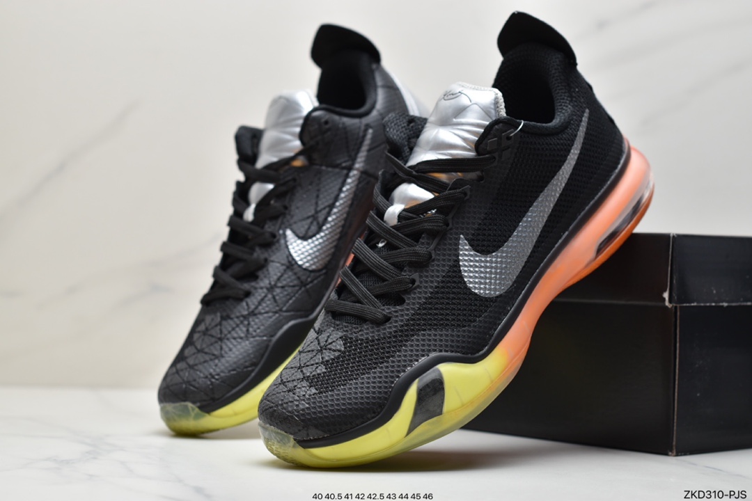 270 耐克Nike ZOOM Kobe 10 EP”AS All Star”ZK10科比十代低帮运动篮球鞋“全明星黑黄绿”742546-097
