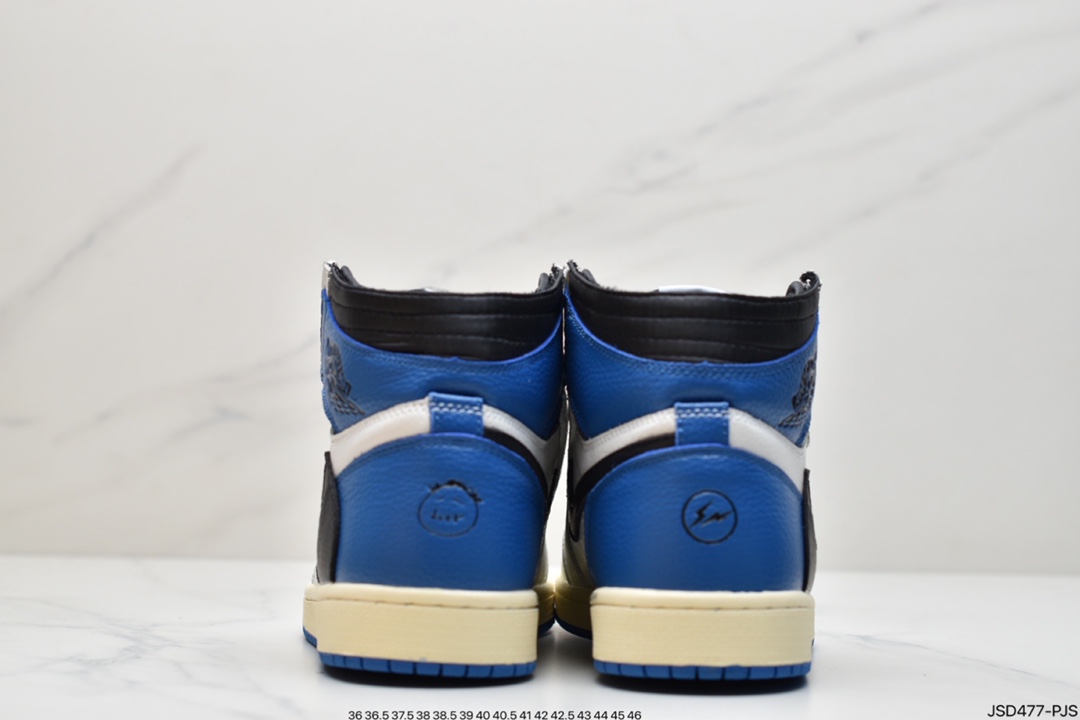 200 Travis Scott x Fragment x Air Jordan 1 Low“Military Blue”闪电倒钩高帮DM7866-140