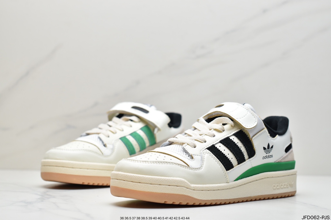 170 阿迪达斯Adidas Forum 84 Low 米白低帮百搭潮流休闲运动板鞋GX3658