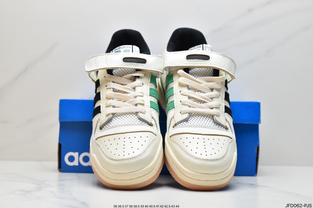 170 阿迪达斯Adidas Forum 84 Low 米白低帮百搭潮流休闲运动板鞋GX3658