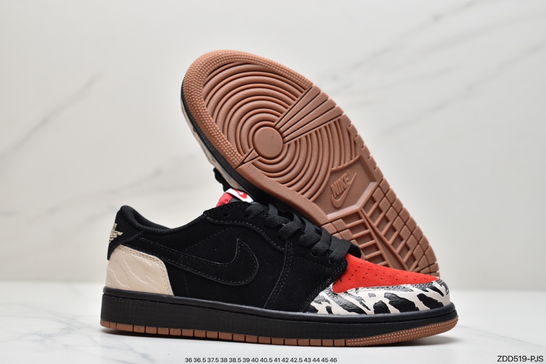 230 乔丹Air Jordan 1 Low低帮AJ1黑红DN3400-001