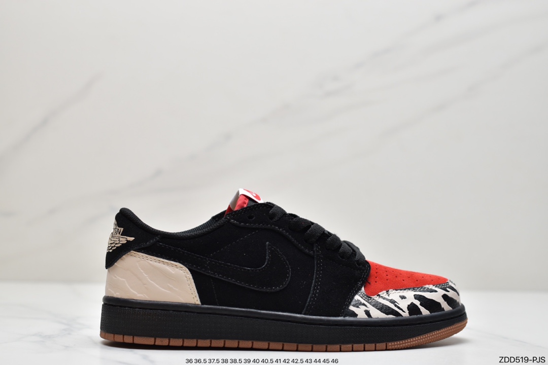 230 乔丹Air Jordan 1 Low低帮AJ1黑红DN3400-001