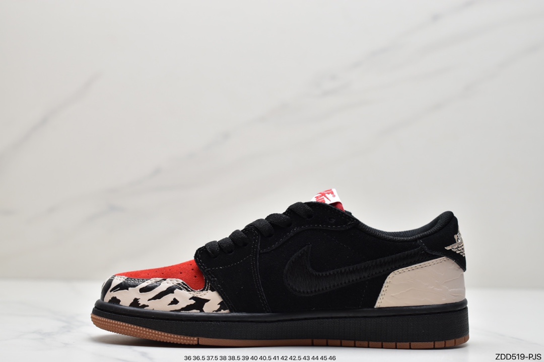 230 乔丹Air Jordan 1 Low低帮AJ1黑红DN3400-001
