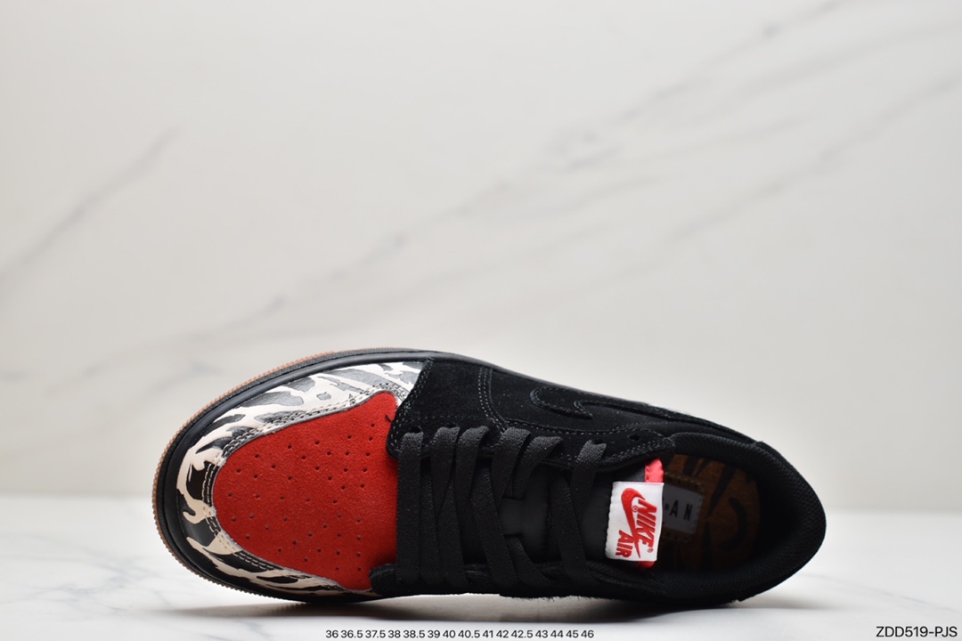 230 乔丹Air Jordan 1 Low低帮AJ1黑红DN3400-001