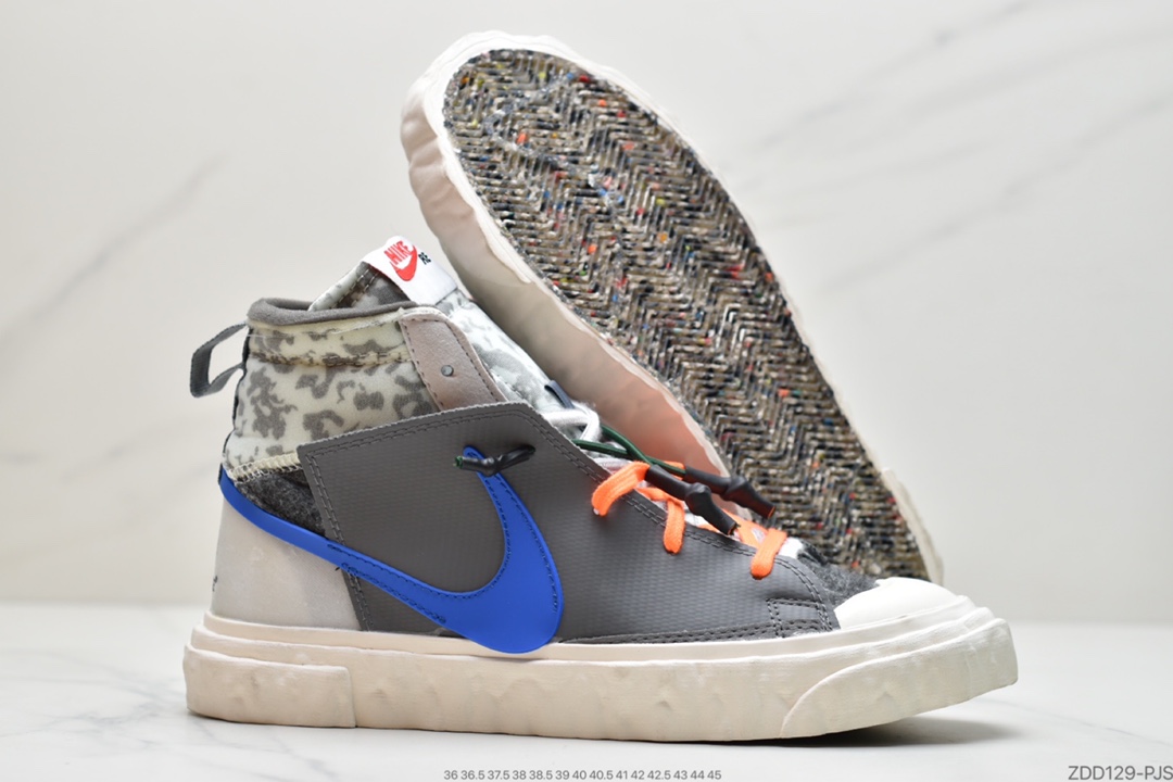 230 开拓者 解构 白黑 豹纹 READYMADE x NIKE Blazer Mid  CZ3589-100