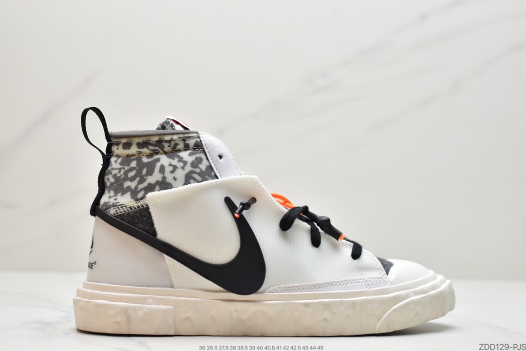 230 开拓者 解构 白黑 豹纹 READYMADE x NIKE Blazer Mid  CZ3589-100