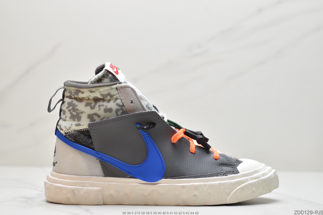 230 开拓者 解构 白黑 豹纹 READYMADE x NIKE Blazer Mid  CZ3589-100