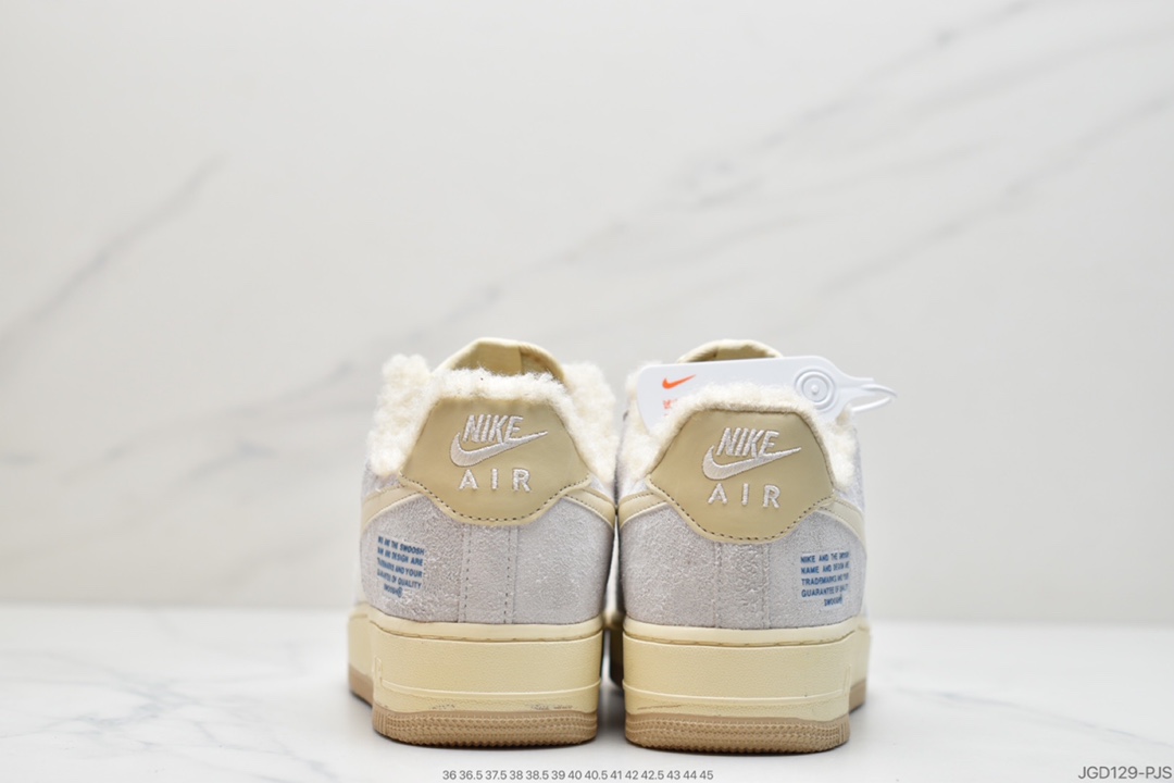 180 耐克Nike Air Force 1 Low  加绒空军一号低帮百搭休闲运动板鞋DO7195-025