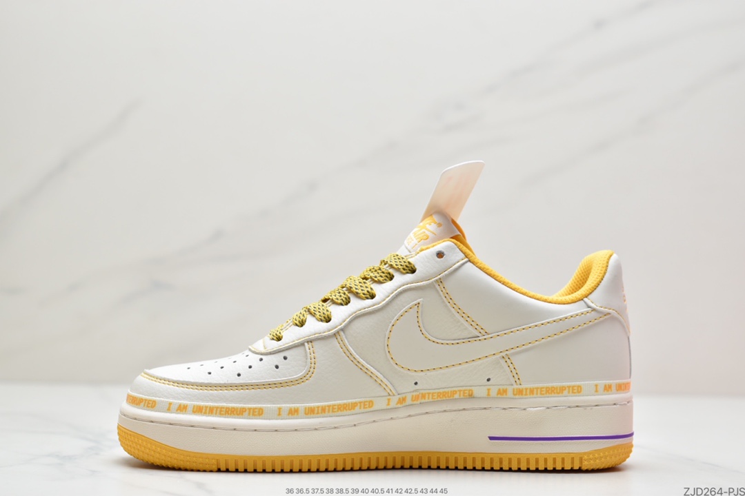 240 耐克Uninterrupted x NIKE Air Forece 1 ”MORE THAN” 空军一号满天星低帮板鞋 DW8802-605