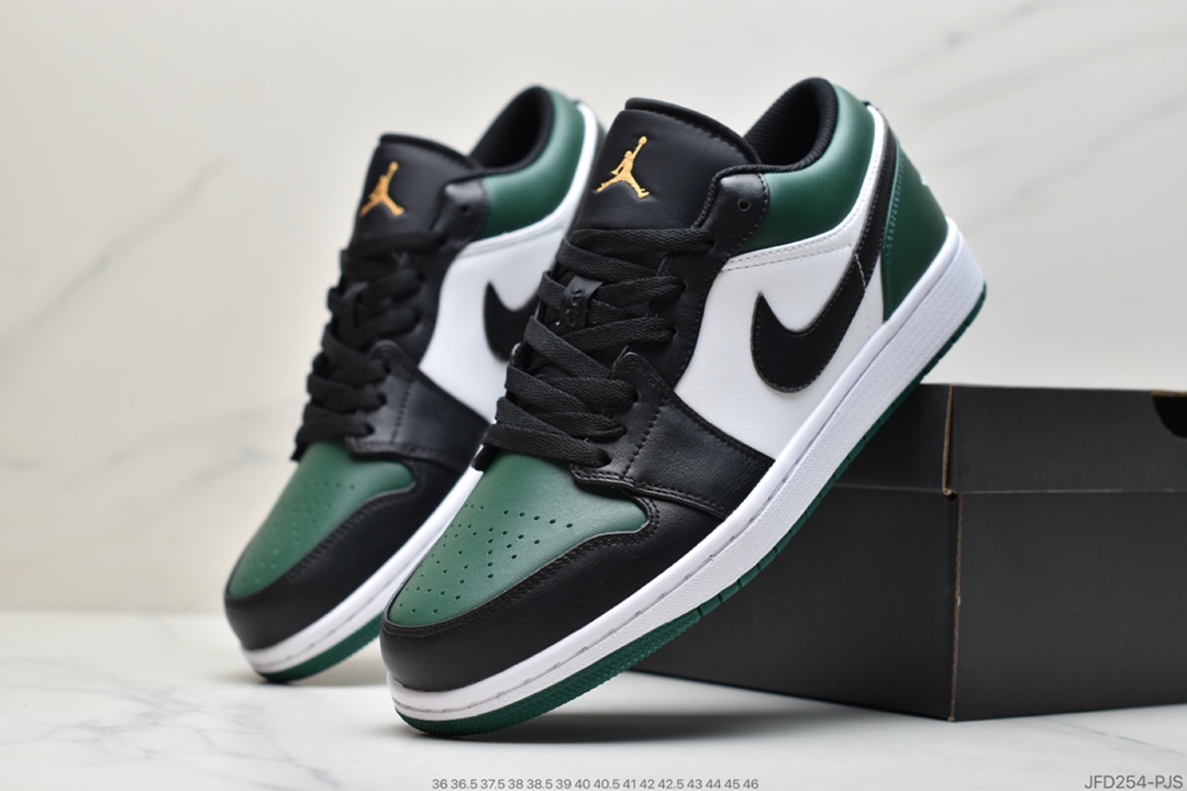 170 Air Jordan 1 Low “Green Toe”2021新黑绿脚趾 553558-371