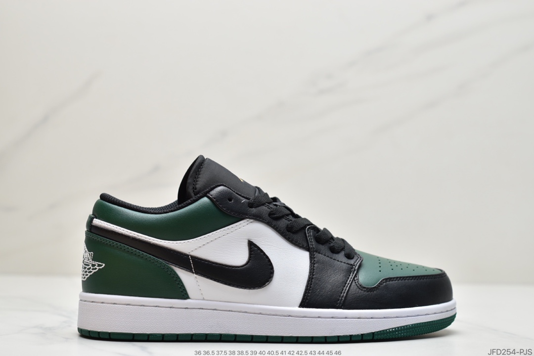 170 Air Jordan 1 Low “Green Toe”2021新黑绿脚趾 553558-371