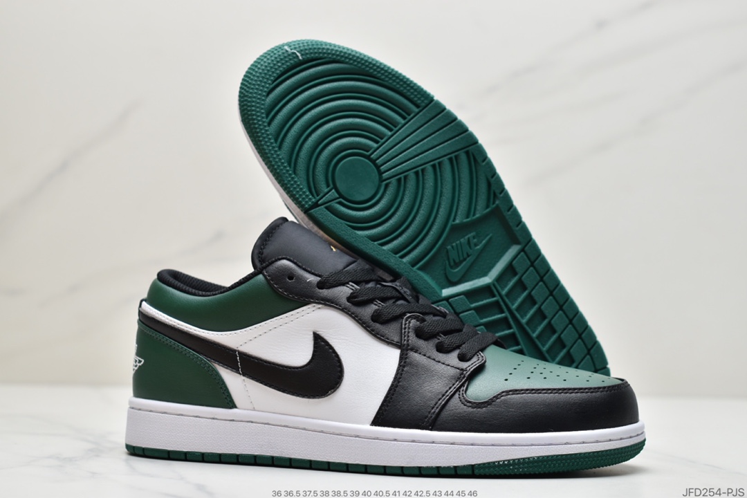 170 Air Jordan 1 Low “Green Toe”2021新黑绿脚趾 553558-371