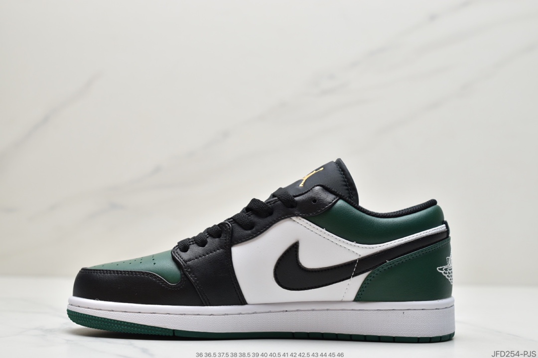 170 Air Jordan 1 Low “Green Toe”2021新黑绿脚趾 553558-371