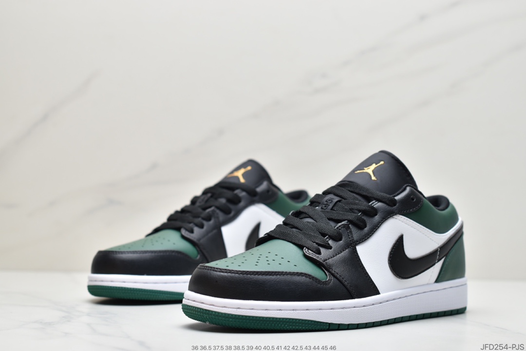 170 Air Jordan 1 Low “Green Toe”2021新黑绿脚趾 553558-371