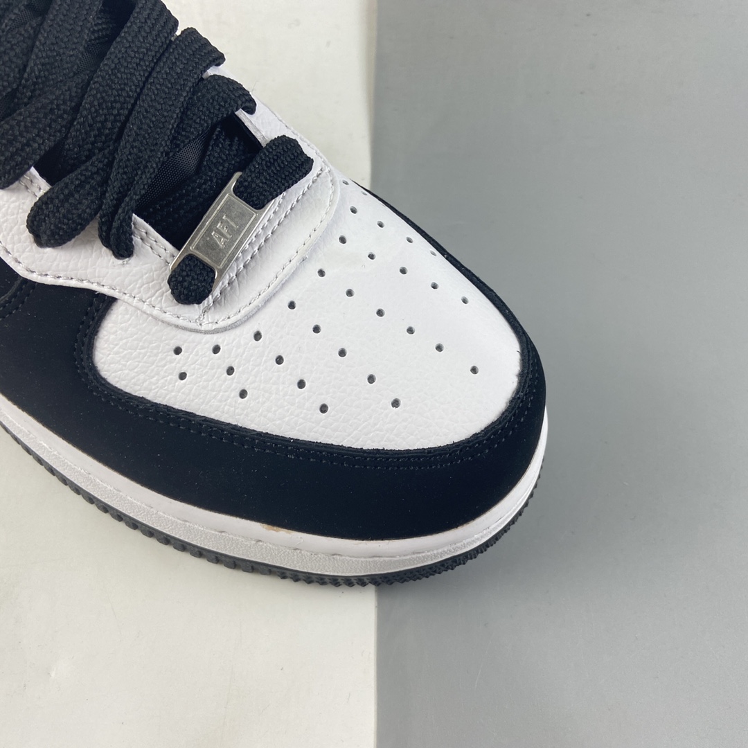 P260 NIKE Air Force 1’07 Mid 麂皮黑白熊猫YH2293-033