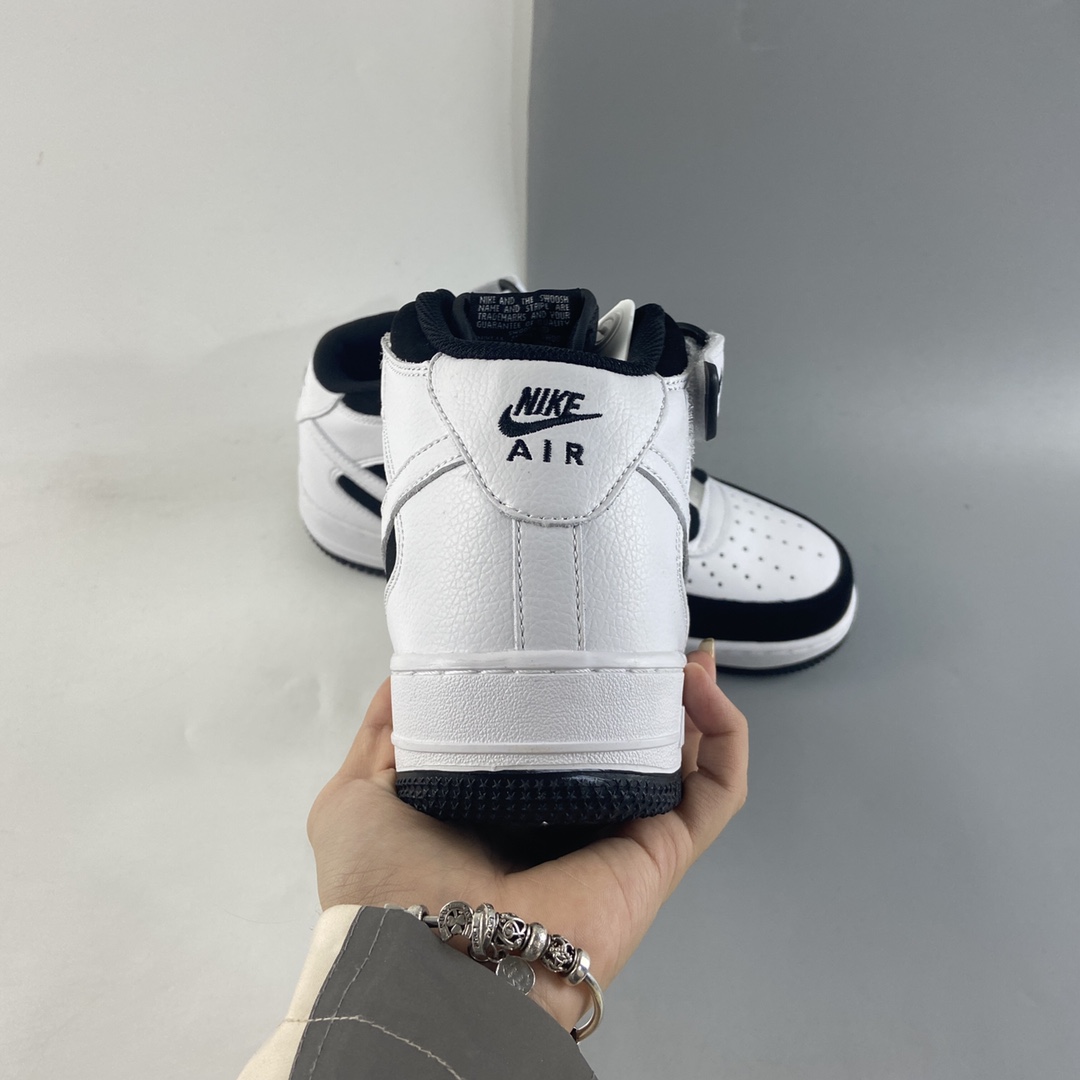 P260 NIKE Air Force 1’07 Mid 麂皮黑白熊猫YH2293-033