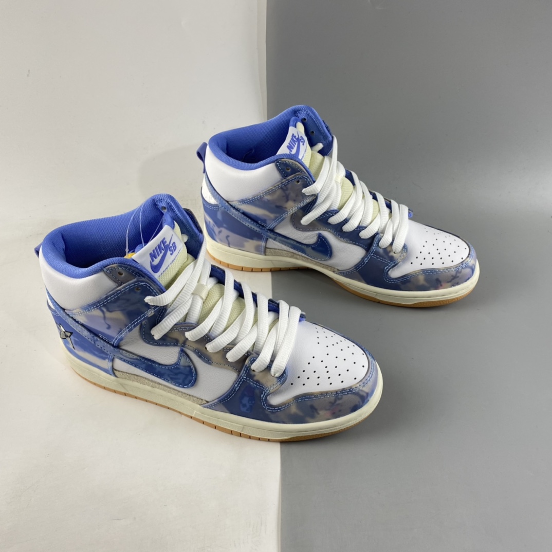 P360  Carpet Company x NIKE SB Dunk High SB 高帮板鞋 CV1677-100