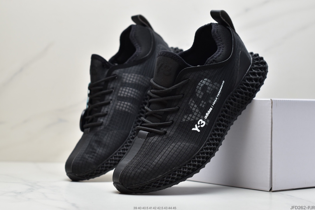 170 阿迪达斯 Adidas Alphaedge 4D 针织呼吸面休闲运动慢跑鞋鞋面以经典跑鞋