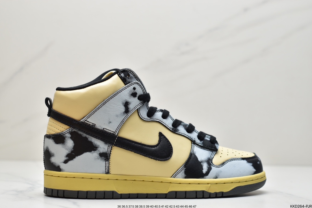 490 耐克Nike Dunk HI 1985  SB 灰黑酸洗扎染高帮复古休闲板鞋DD9404-700