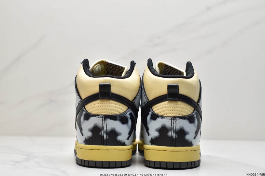 490 耐克Nike Dunk HI 1985  SB 灰黑酸洗扎染高帮复古休闲板鞋DD9404-700