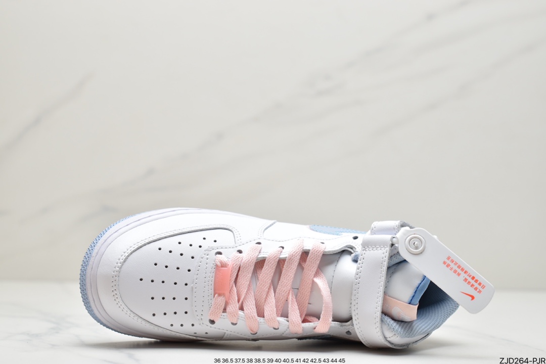 240 耐克Nike Air Force1 Low White pink blue “3D眼镜红蓝粉”全新空军一号高帮CW1574-100