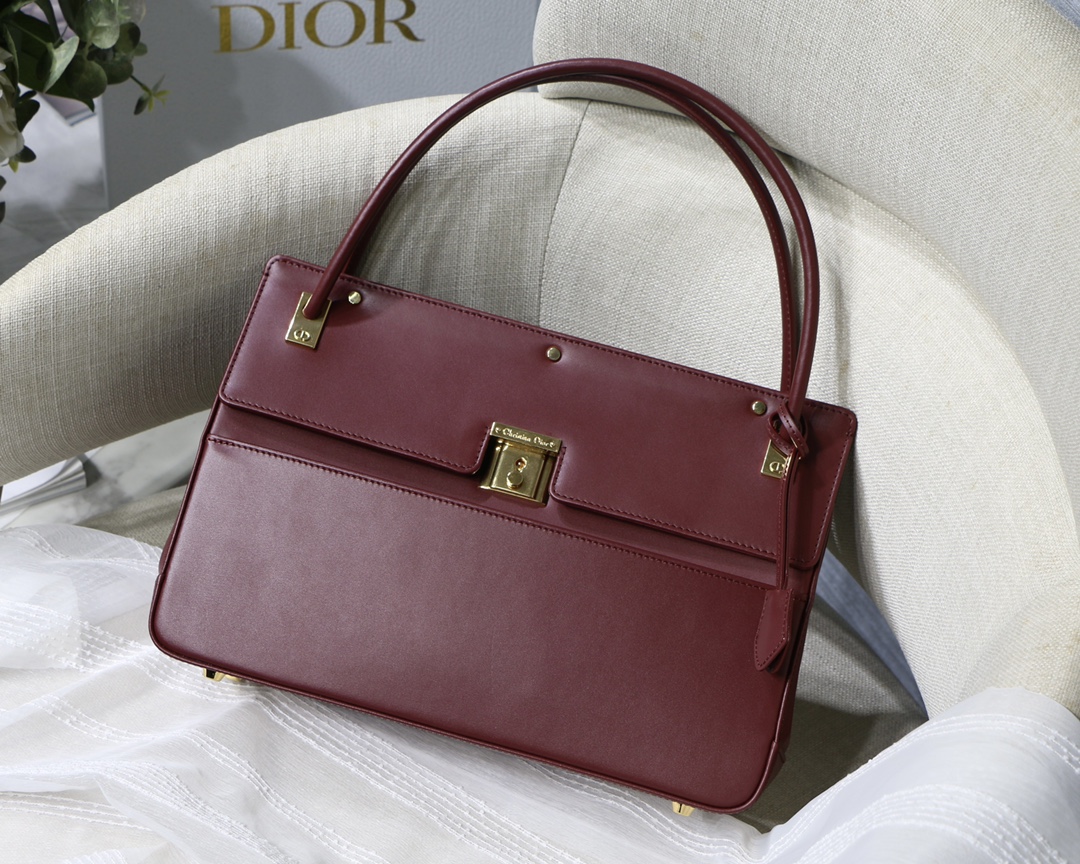 Dior Bags Handbags Brick Red Cowhide Vintage