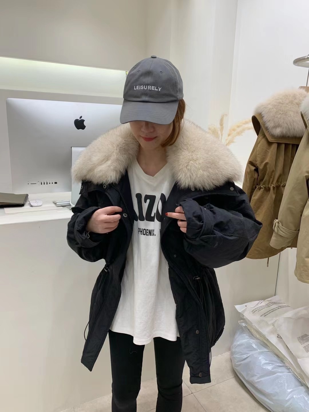 chanel羽绒服订单版型超级超级大