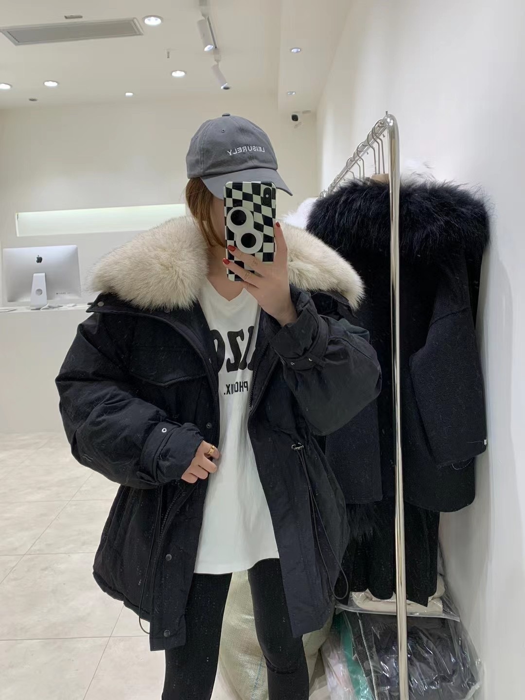 chanel羽绒服订单版型超级超级大