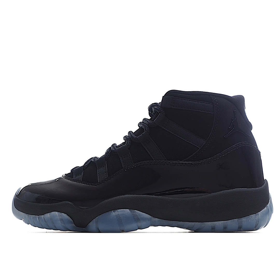 K0  Air Jordan 11“Cap and Gown”AJ11 乔11黑伽马 黑武士 37 F5 37-005原厂漆皮 一码一模原楦打造完美鞋型 原厂真实大碳板 原标原垫 正确中底 以及原盒配置