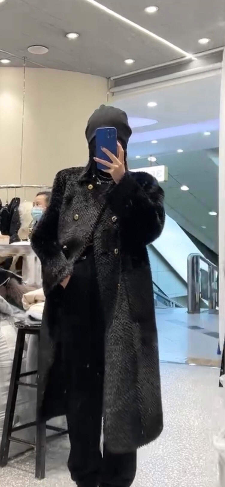 ️Dior金扣双排扣长外套均码肩宽4
