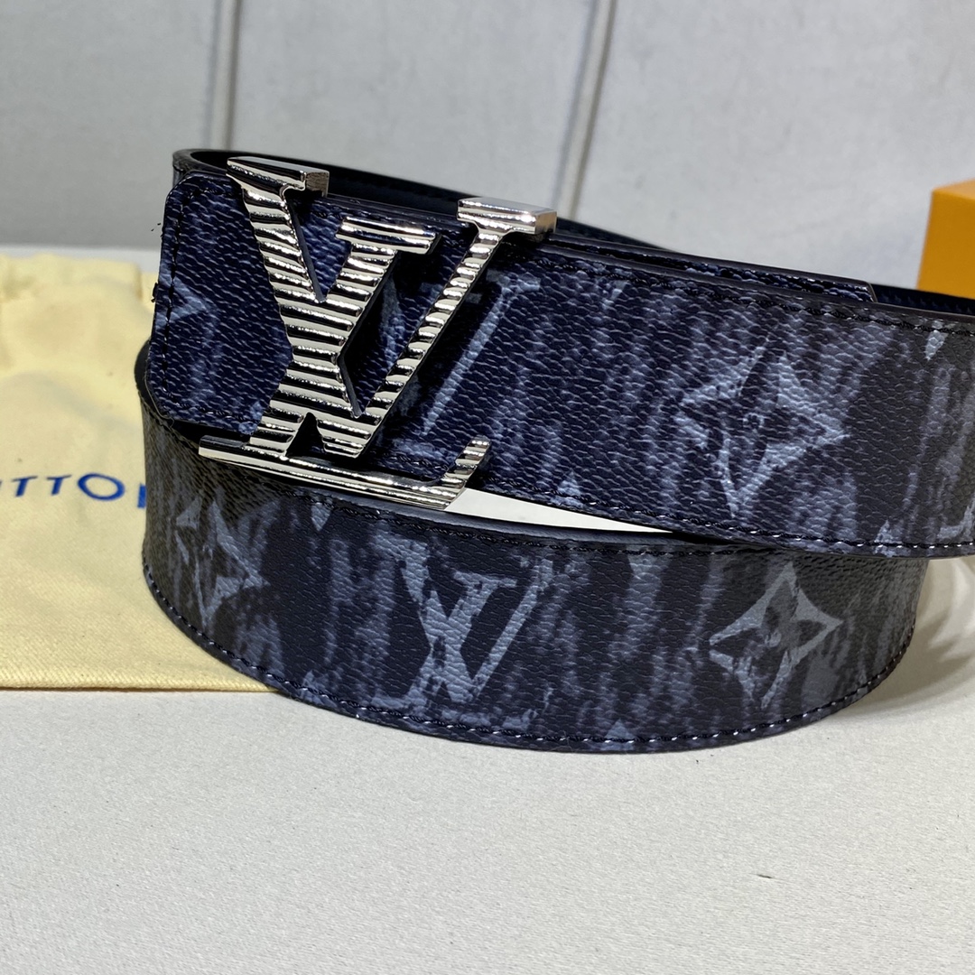 Louis Vuitton Belts Calfskin Canvas Cowhide Spring Collection