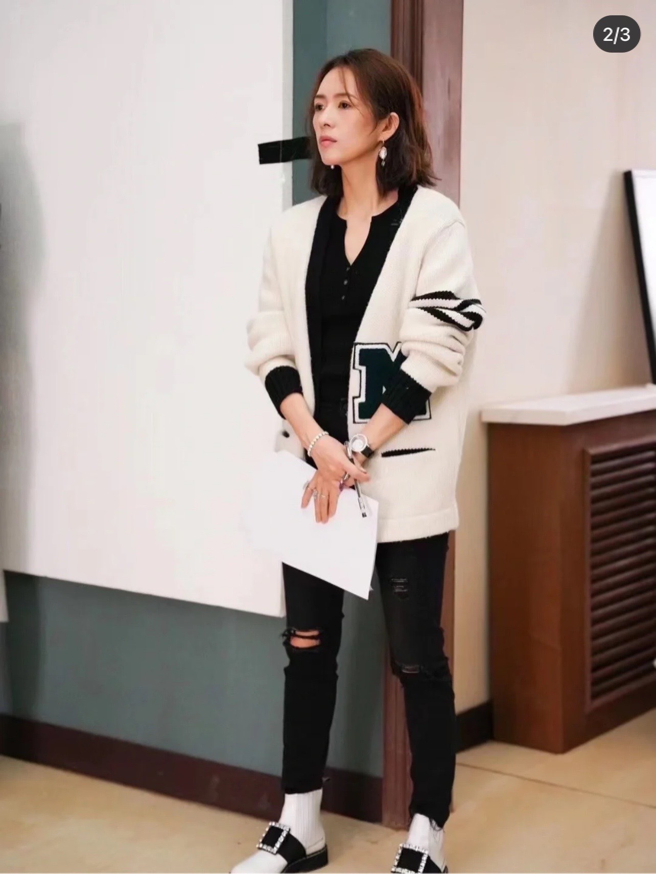 NO:533996,Black and white knight Zhang Ziyi Ouyang Nana's same style as the foot picture appreciation of the little fairy said that there is no need to worry about the color and both of them will be decisively pulled out the weeds, boots, boots19860909黑白骑士章子怡欧阳娜娜同款上脚图赏析小仙女表示不用纠结颜色两个都果断拔草就对了,靴子,boots,Women's Shoes