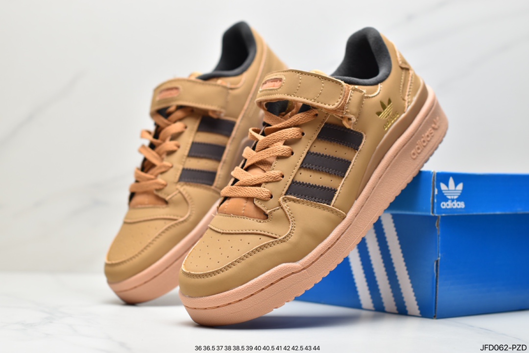170 阿迪达斯Adidas Forum 84 Low 米白 低帮百搭潮流休闲运动板鞋GX3658