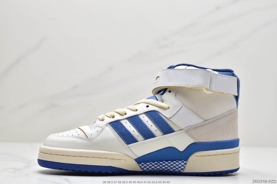 270 阿迪达斯运动鞋三叶草男子 FORUM 84 HIGH高帮绑带休闲鞋FY7793