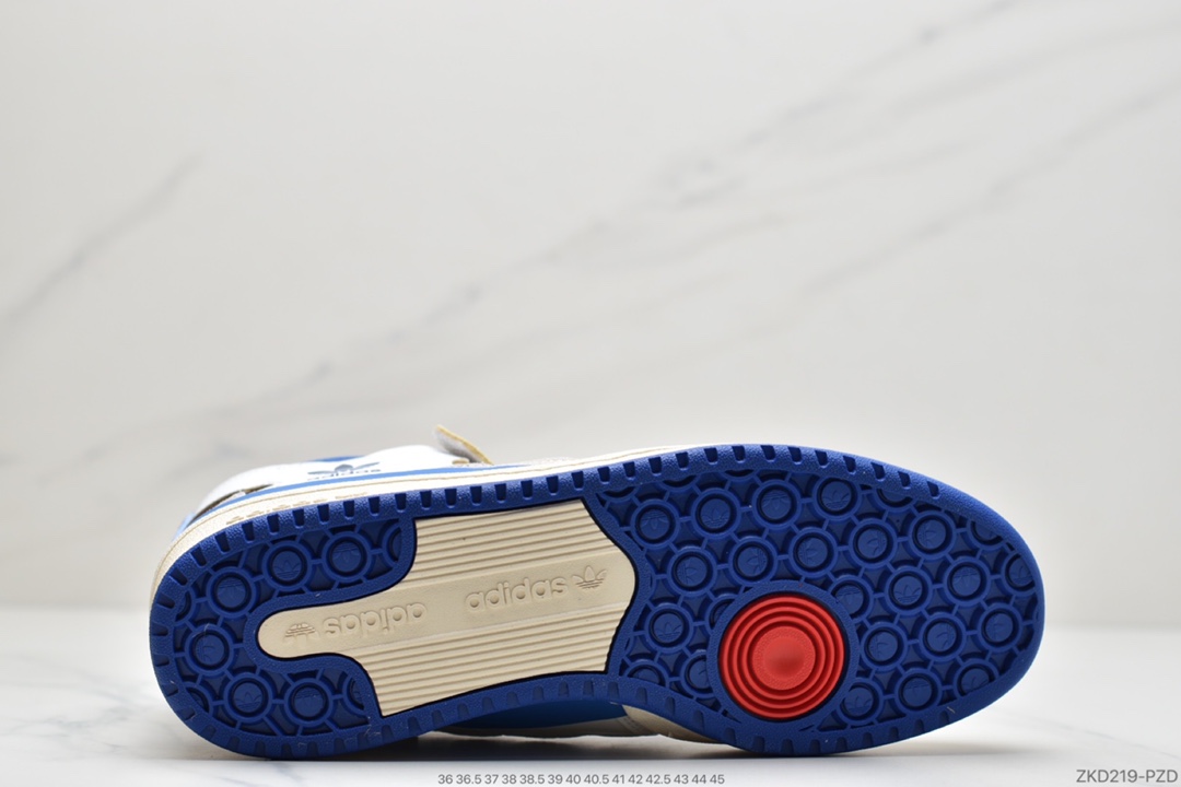 270 阿迪达斯运动鞋三叶草男子 FORUM 84 HIGH高帮绑带休闲鞋FY7793