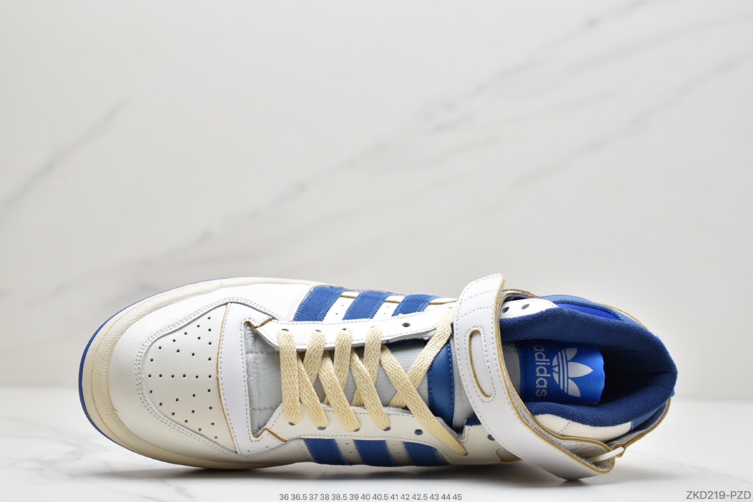 270 阿迪达斯运动鞋三叶草男子 FORUM 84 HIGH高帮绑带休闲鞋FY7793