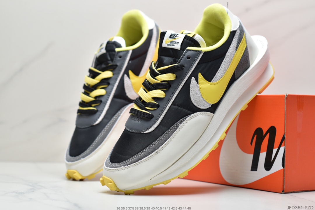 170 Undercover x Sacai x Nike LDWaffle”Night Maroon” DJ4877-600