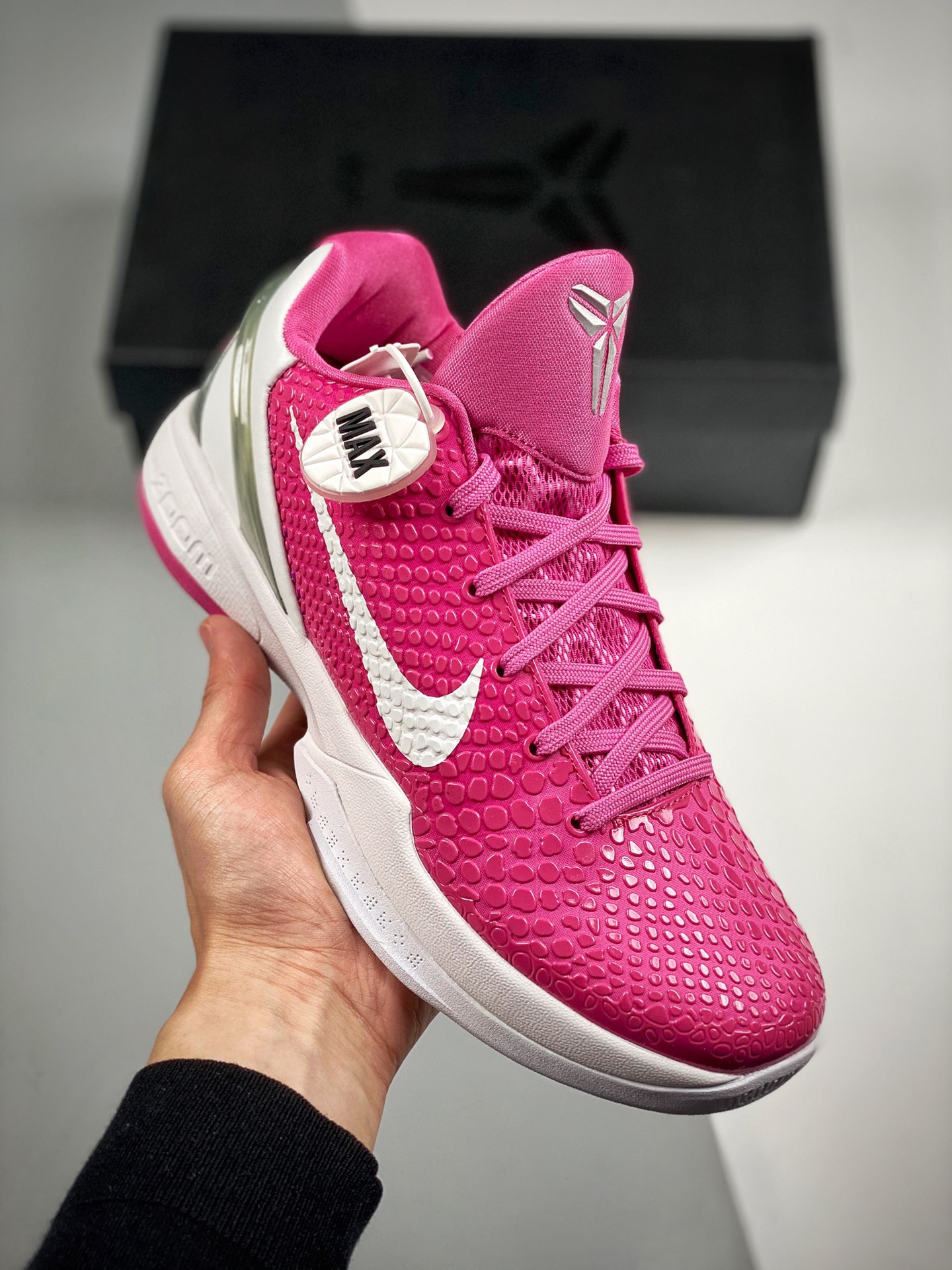 NK Kobe 6 "Kay Yow Think Pink" cáncer de mama, edición pura original en todas las tallas‼️ Kobe 6 PROTRO répl…