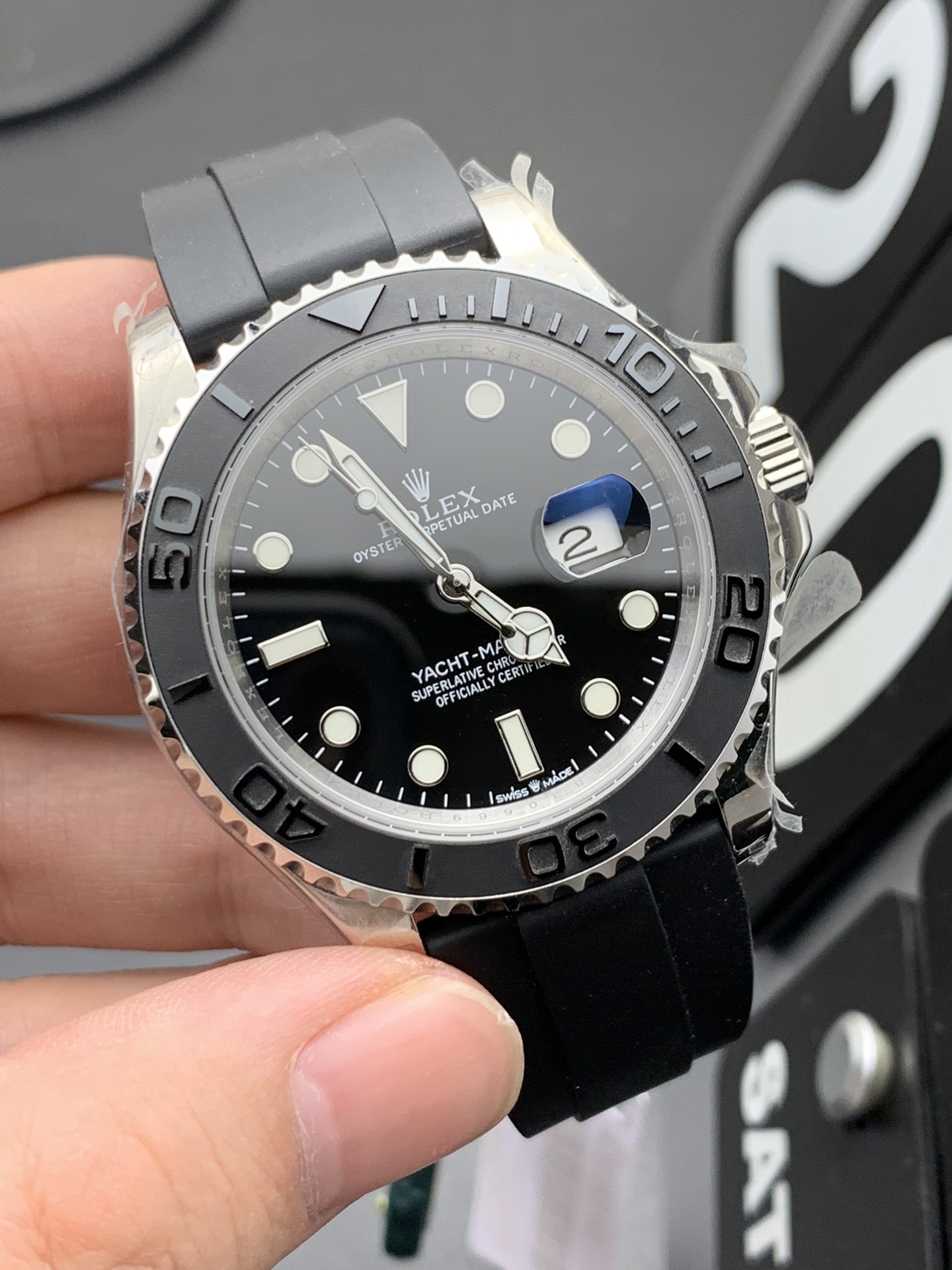 Rolex 3235白金游艇