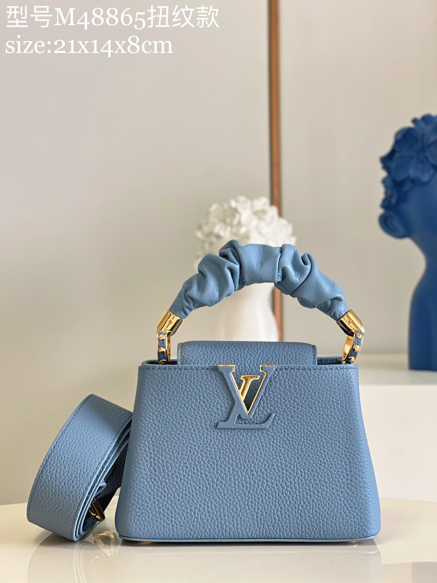 Louis Vuitton LV Capucines Bags Handbags Taurillon Calfskin Cowhide Mini M48865