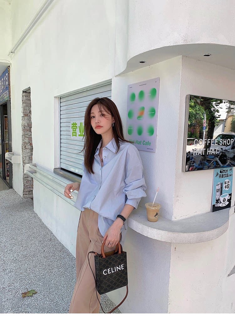 Celine Super classic presbyopia color scheme, the upper body is cool and sassy, you can carry it all year round