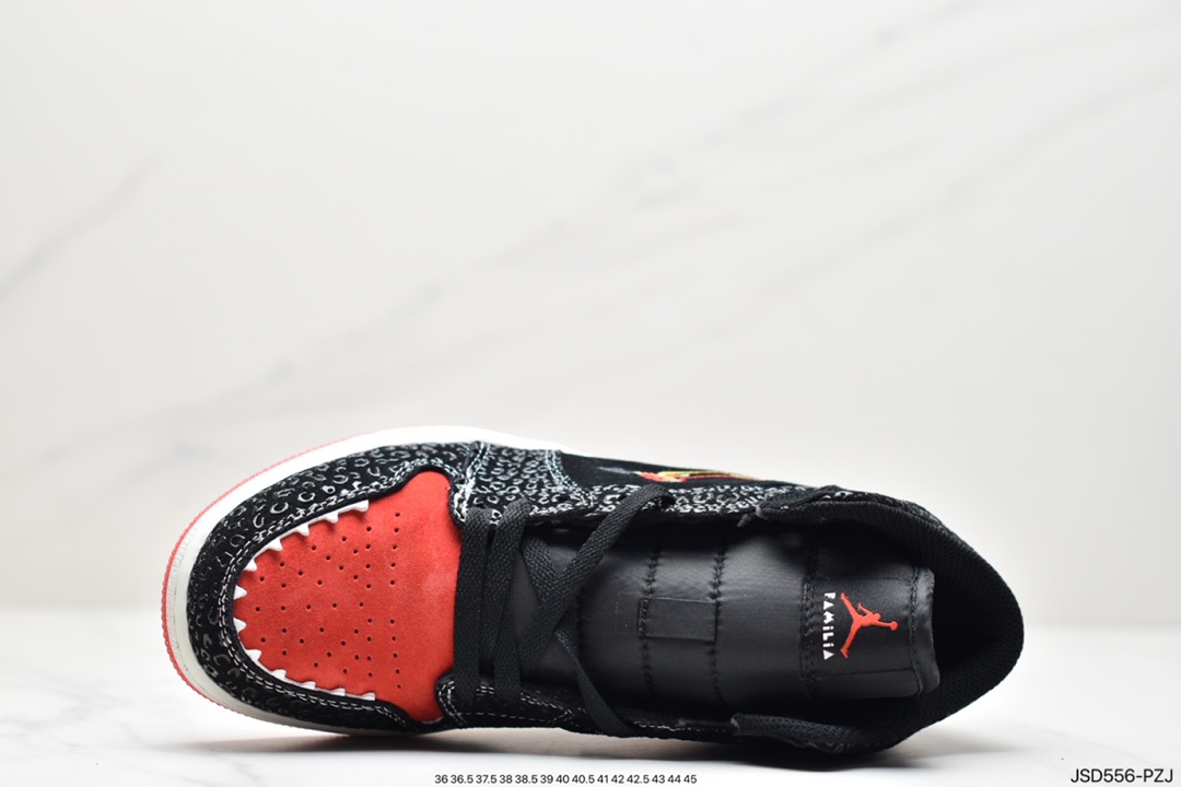 200 Air Jordan 1 AJ1 黑红万圣节刺绣中帮篮球鞋休闲运动鞋DN4904-001