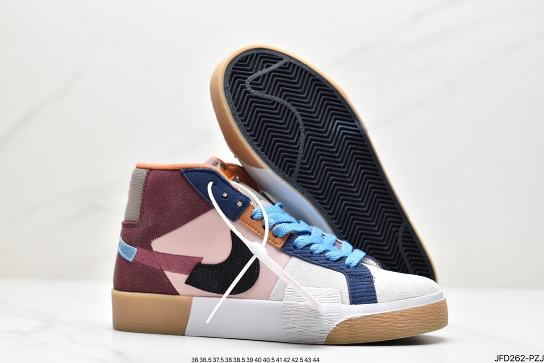 170 耐克 Nike Zoom Blazer Mid Premium SB”Mosaic Pack-Multi” DA8854-001