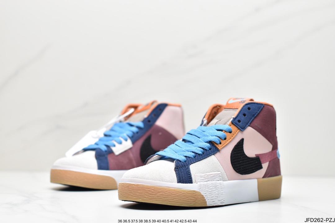 170 耐克 Nike Zoom Blazer Mid Premium SB”Mosaic Pack-Multi” DA8854-001